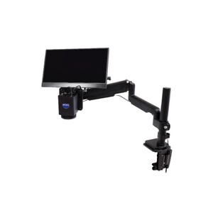 Optika Microscopio IS-4K3, zoom óptico 1x-18x, autofoco, 8 MP, 4K Ultra HD, soporte pantógrafo, 15,6