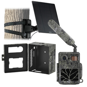 Appareil-photo spécial gibier ZEISS Kit Secacam 7 & boîtier métallique & panneau solaire