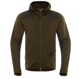Härkila Deer Stalker Fleece Hoodie , Willow green/Shadow brown Taille XXL