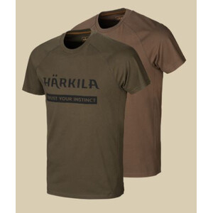 Härkila Lot de 2 T-Shirts avec logo ASDO, taille M