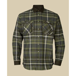 Härkila Chemise Pajala, carreaux olive, taille XL