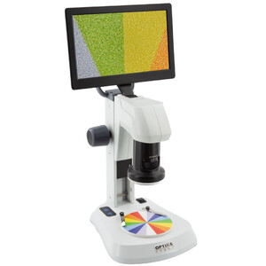 Optika, Mikroskop, SFX-85V, Digital Zoom, 9" monitor, 8x-54x, LED, Auf- und Durchlicht