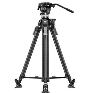 Leofoto Carbon-Dreibeinstativ LVF-143C+FH-5L