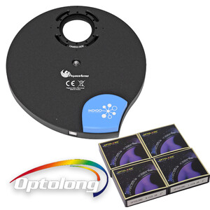 PegasusAstro Filterrad Indigo + OPTOLONG LRGB-Filter 2"