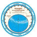 Astronomie débutant Omegon Planisphère du ciel