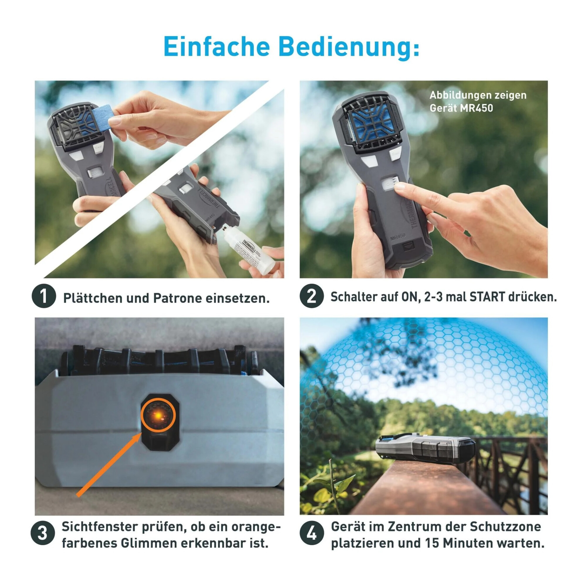 Thermacell Mückenabwehr Proactive MR350 orange