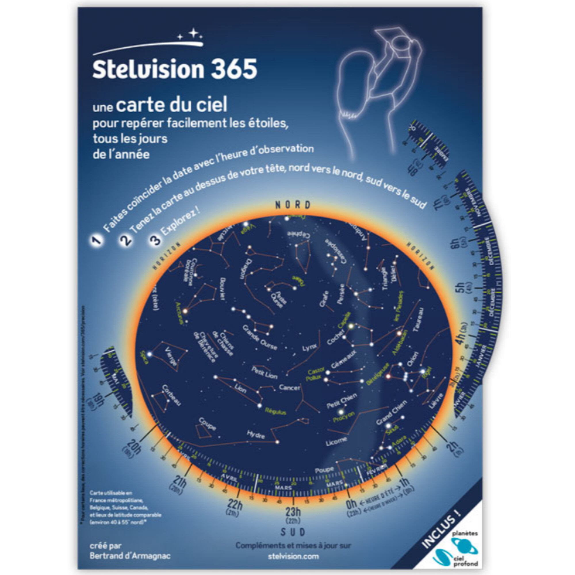 Carte du ciel Stelvision 365