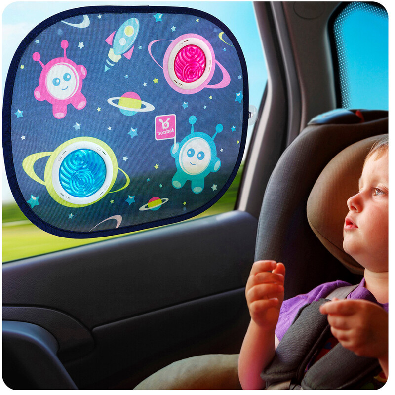 Benbat Protection solaire de voiture pour enfants (44 x 38 cm), lot de 2