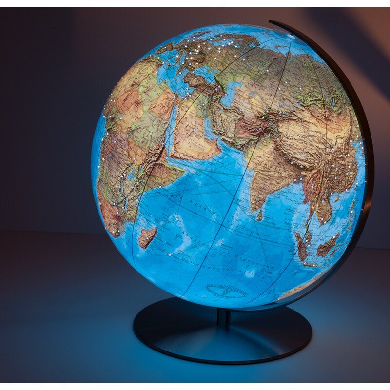 Globe Columbus DUO Regent avec pierres décoratives 51 cm