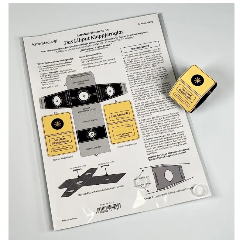 Kit AstroMedia Das Liliput Klappfernglas