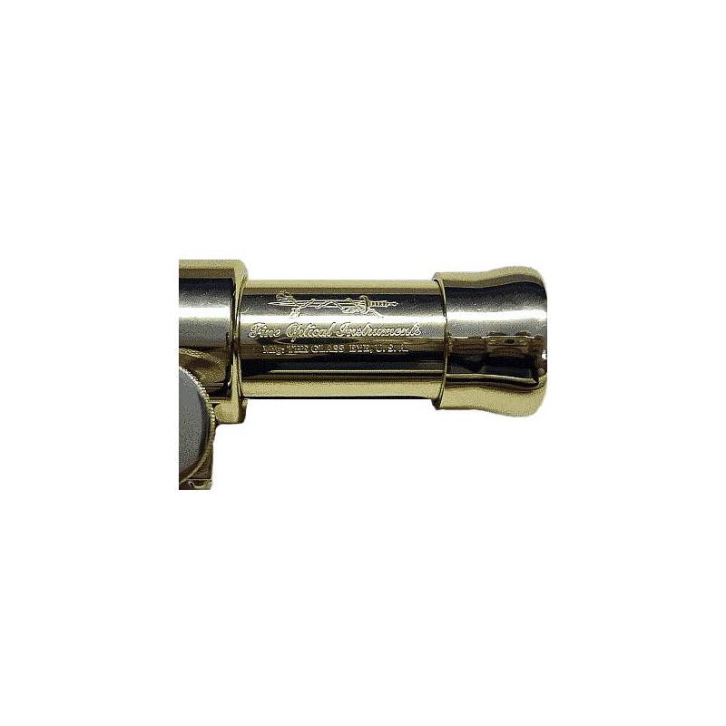 Télescope laiton The Glass Eye Cape Cod Brass Trepied en Acajou