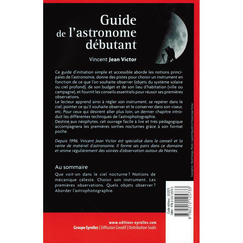 Eyrolles Buch Guide de l'astronome débutant