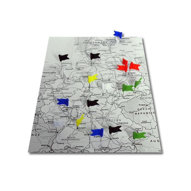 Drapeaux de repérage, 20 pièces, couleurs variées