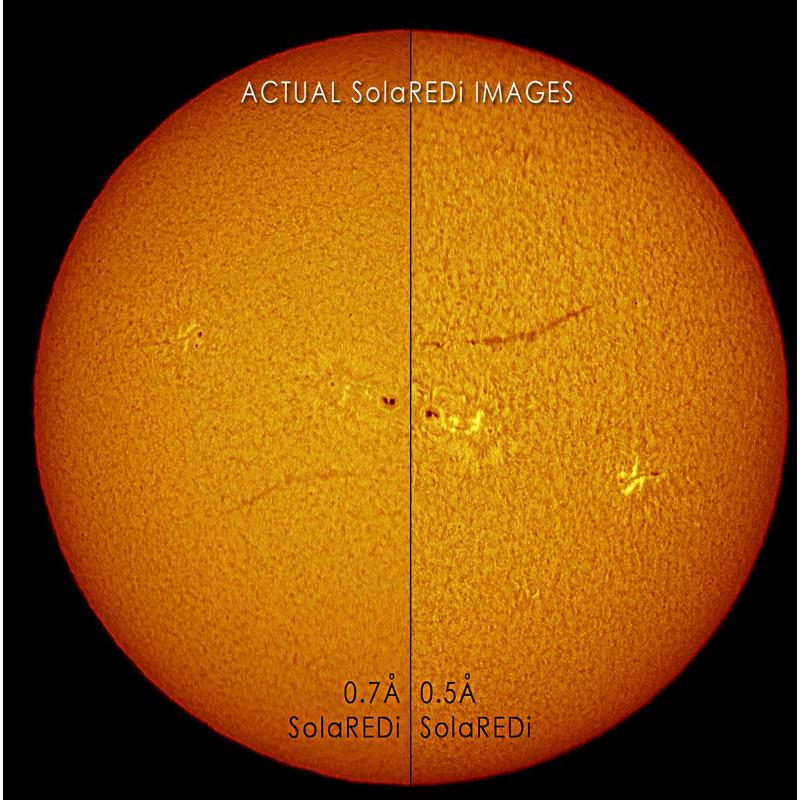 Télescope solaire DayStar ST 60/1375 0.7Å SolaREDi Alpha Hepta OTA