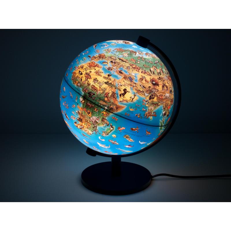 Stellanova DinoZ Globe lumineux pour enfants 8928910, Motifs d'animaux