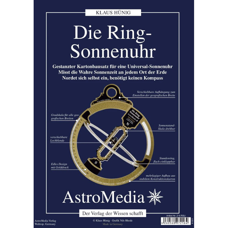 AstroMedia Die Ring-Sonnenuhr