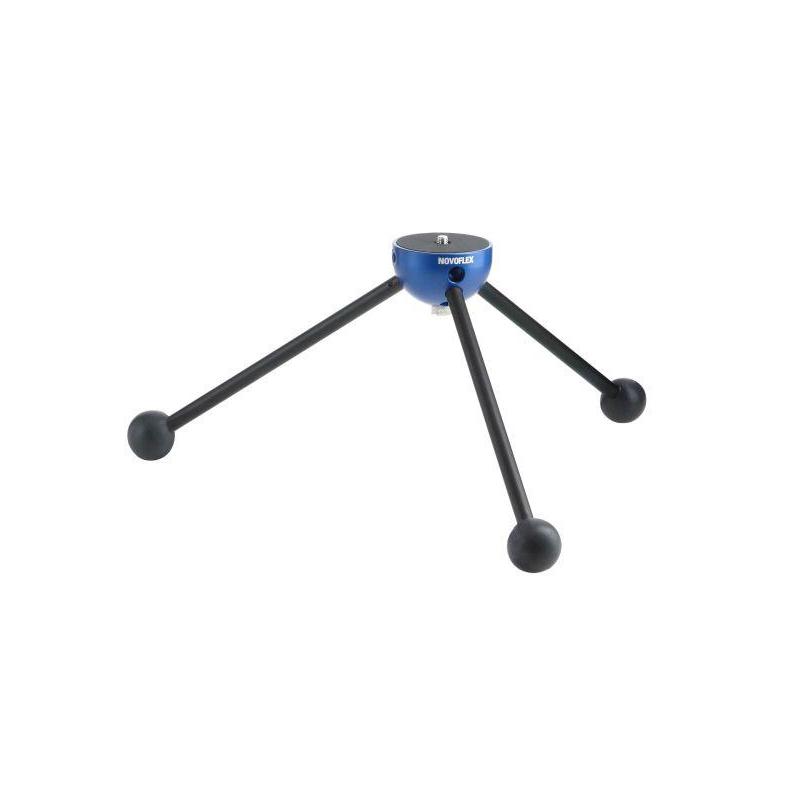 Trépied de table Novoflex BasicBall, bleu