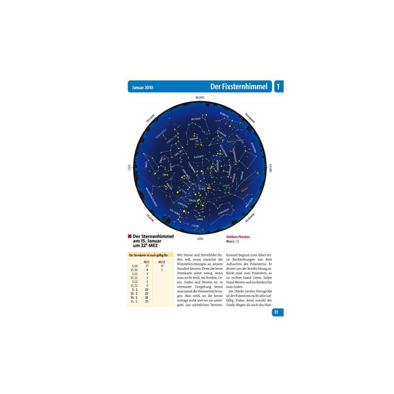 Kosmos Verlag Jahrbuch Kosmos Himmelsjahr 2010