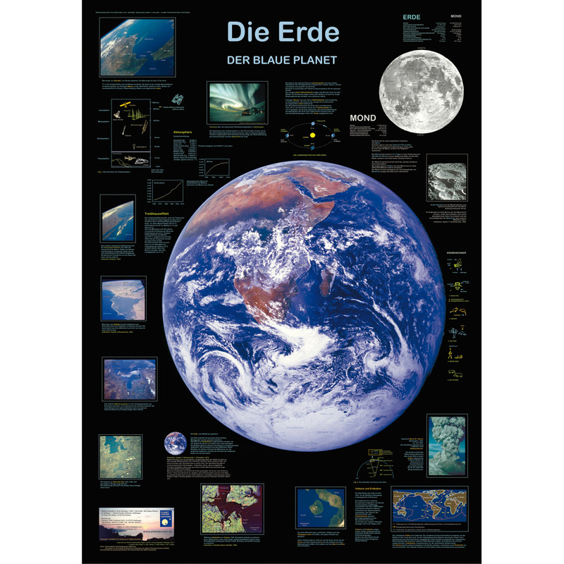 Affiche Planet Poster Editions La Terre - Le Planète Bleue