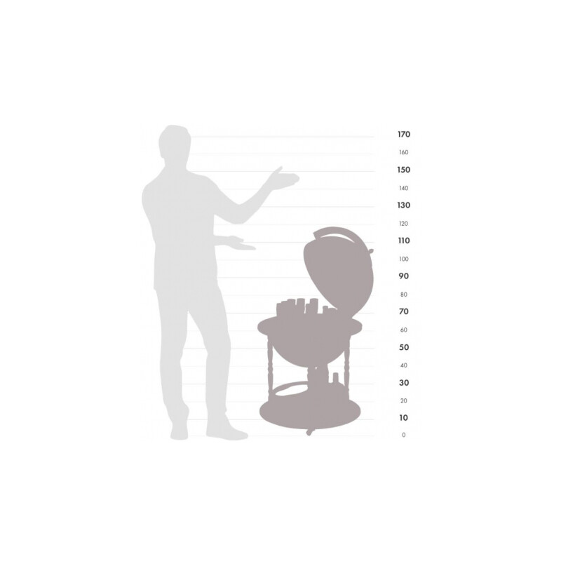 Globe de bar Zoffoli living Calipso Laguna 50cm