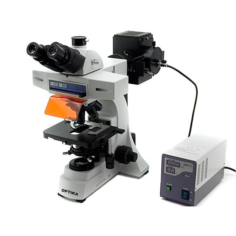 Optika B-600TiFL, trinokular, Fluoreszensmikroskop