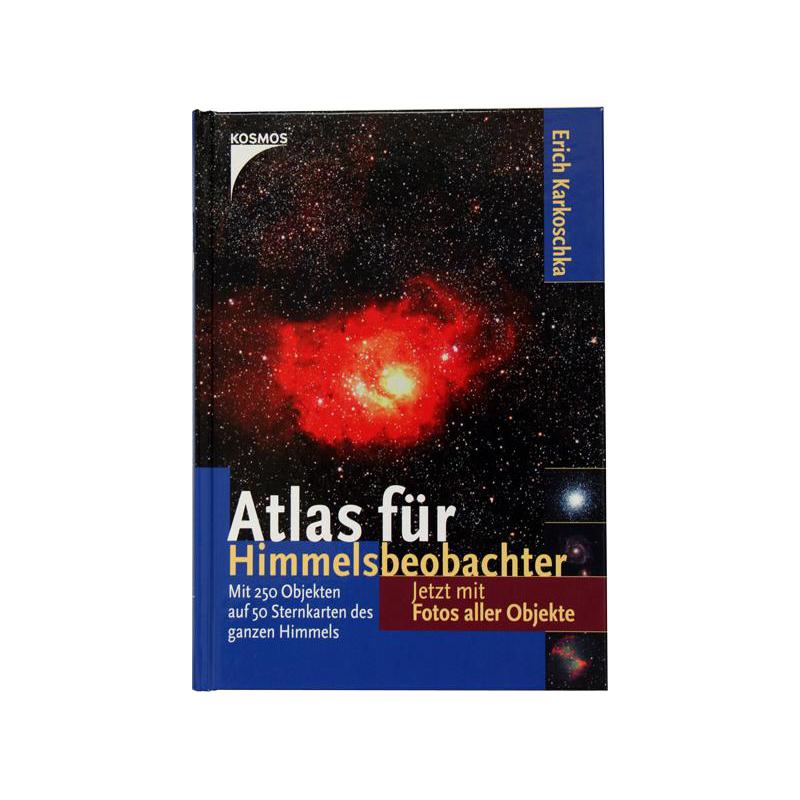 Livre Kosmos Verlag Cosmos atlas pour des observateurs de ciel