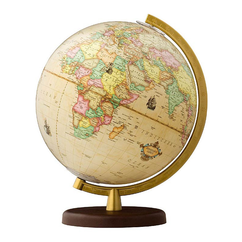 Terra by Columbus Renaissance Globe illuminé 26cm