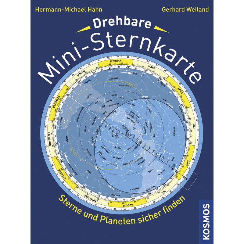 Carte du ciel Kosmos Verlag Drehbare Mini-Sternkarte
