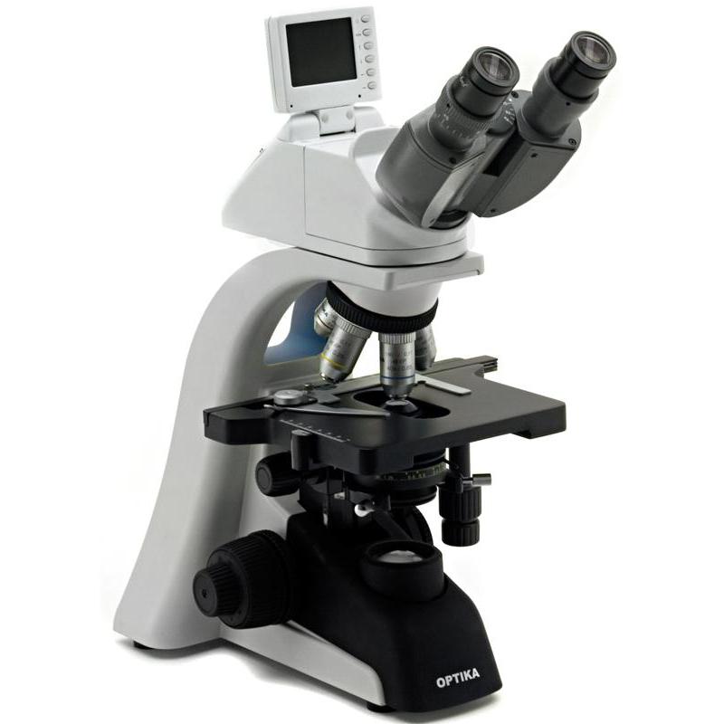 Optika DM-25 - Microscope numérique binoculaire, 3 Mpixels, avec