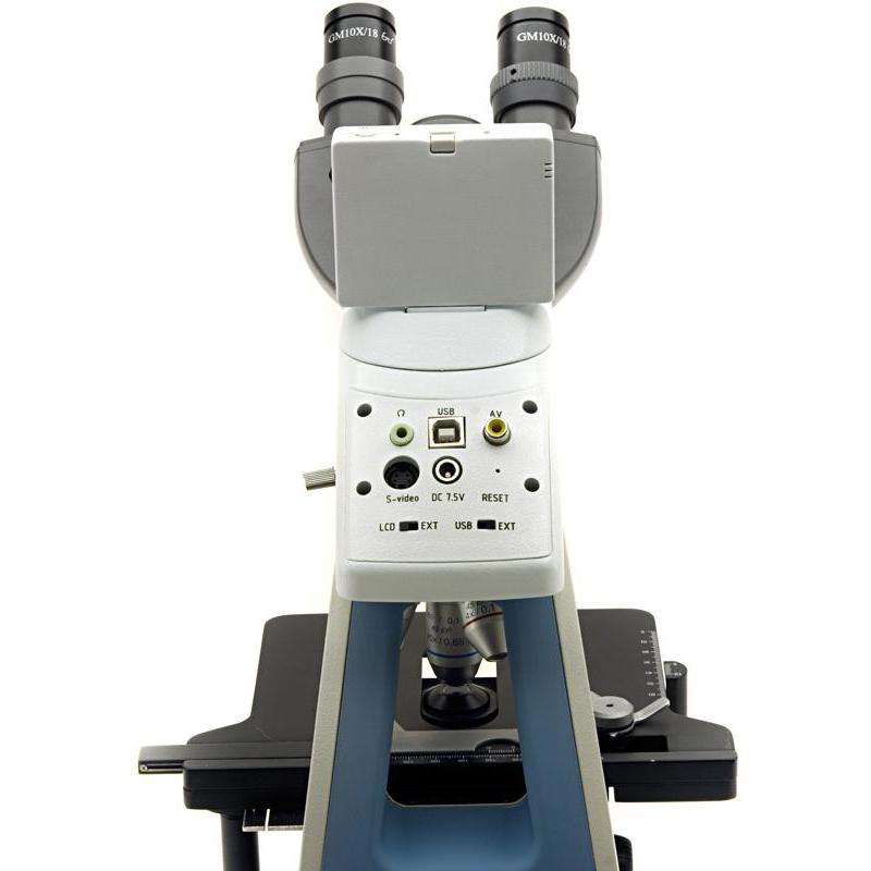 Optika DM-25 - Microscope numérique binoculaire, 3 Mpixels, avec écran LCD 6,35 mm
