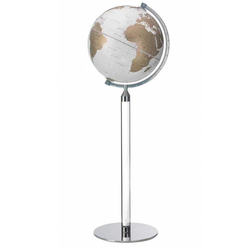 Globe sur pied Zoffoli living Vasco da Gama White/ Gold 40cm