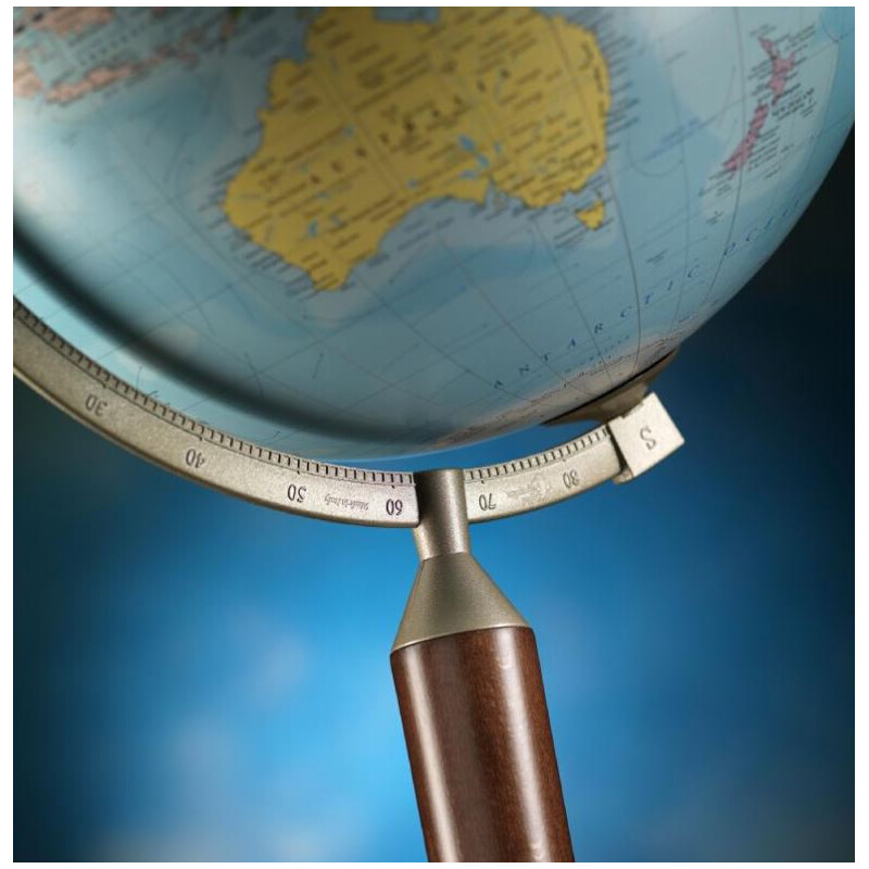 Globe sur pied Zoffoli living Vasco da Gama Light Blue 40cm