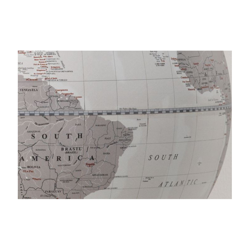 Globe sur pied Zoffoli living Vasco da Gama All White 40cm