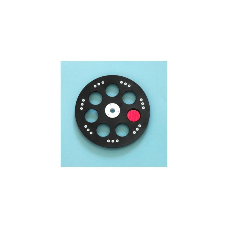 Starlight Xpress Roue à filtres USB pour 7 filtres de 36 mm, avec filetage 72 mm (mâle) + filetage T (femelle)