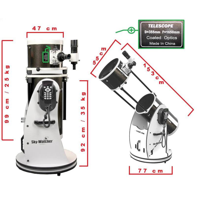 Skywatcher Dobson Teleskop N 355/1600 Skyliner FlexTube BD DOB