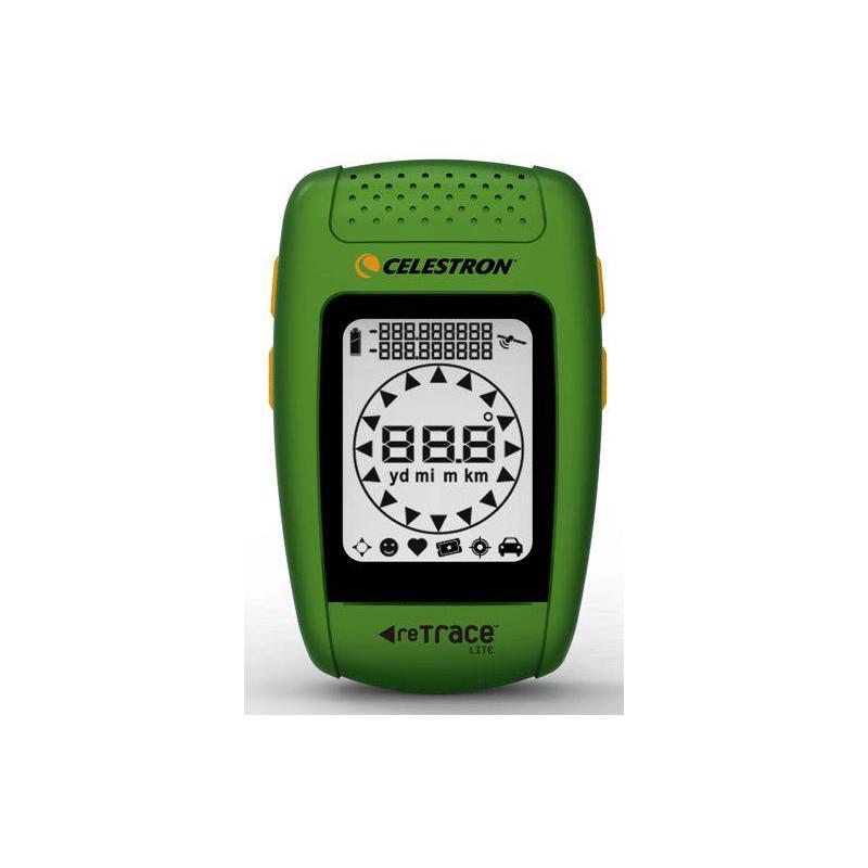 Celestron reTrace Lite GPS - Chercheur de pistes avec boussole numérique, vert