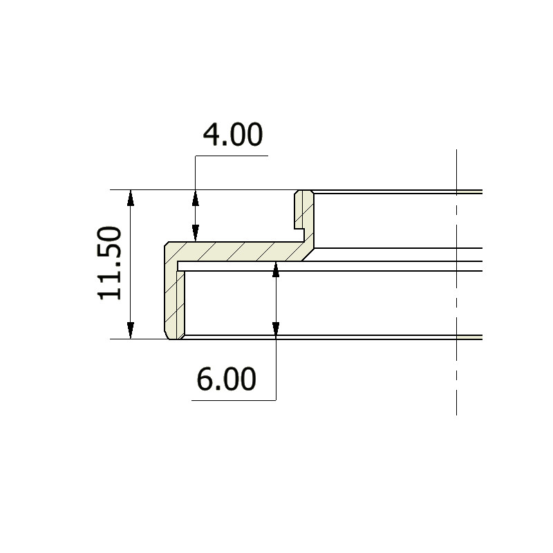 Omegon Bague de conversion monture C (mâle) vers T2 (femelle)