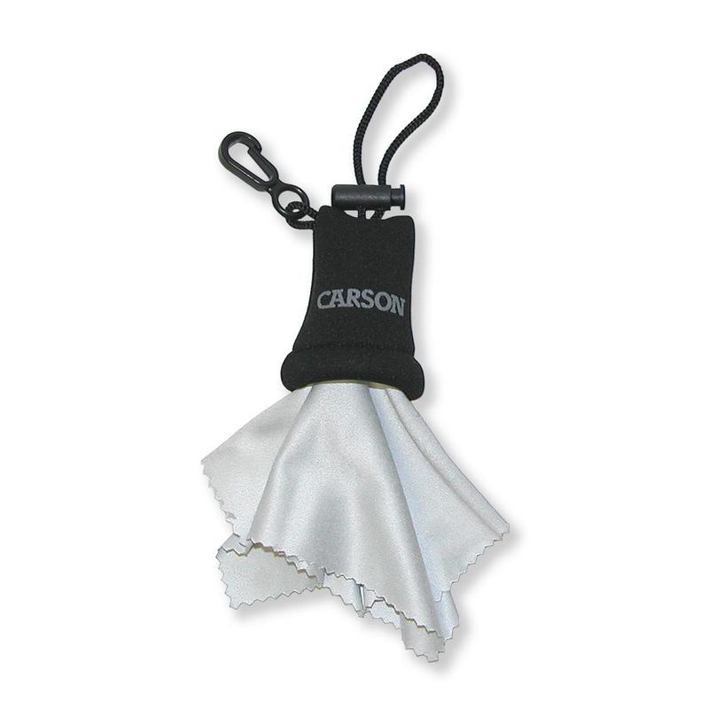 Carson Tissu de nettoyage en pochette, noir