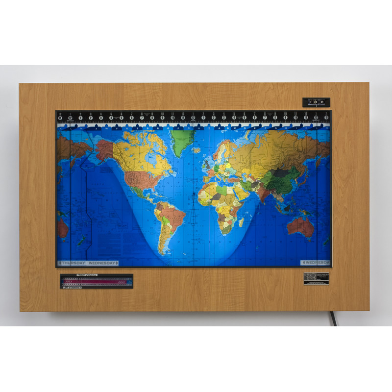 Geochron Modèle "Original Kilburg" finition PVC design Russian Maple avec moulures noires