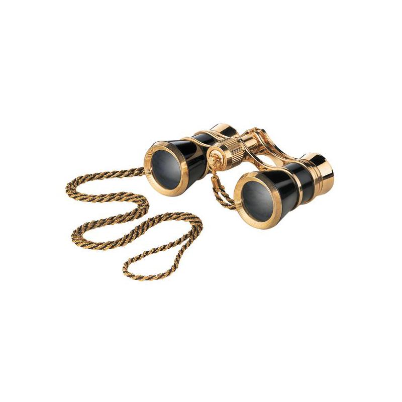 Jumelles de théâtre Eschenbach Opera glasses Glamour 3x25 black-gold avec chaîne