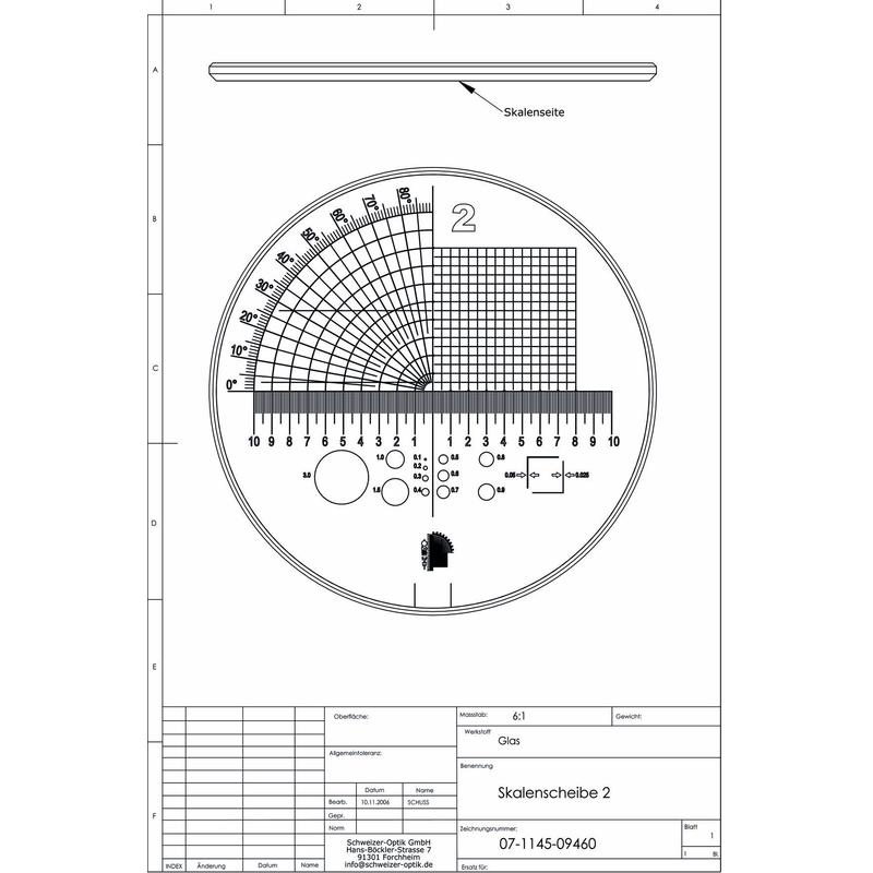 Schweizer Skala 2 für Tech-Line Standlupen