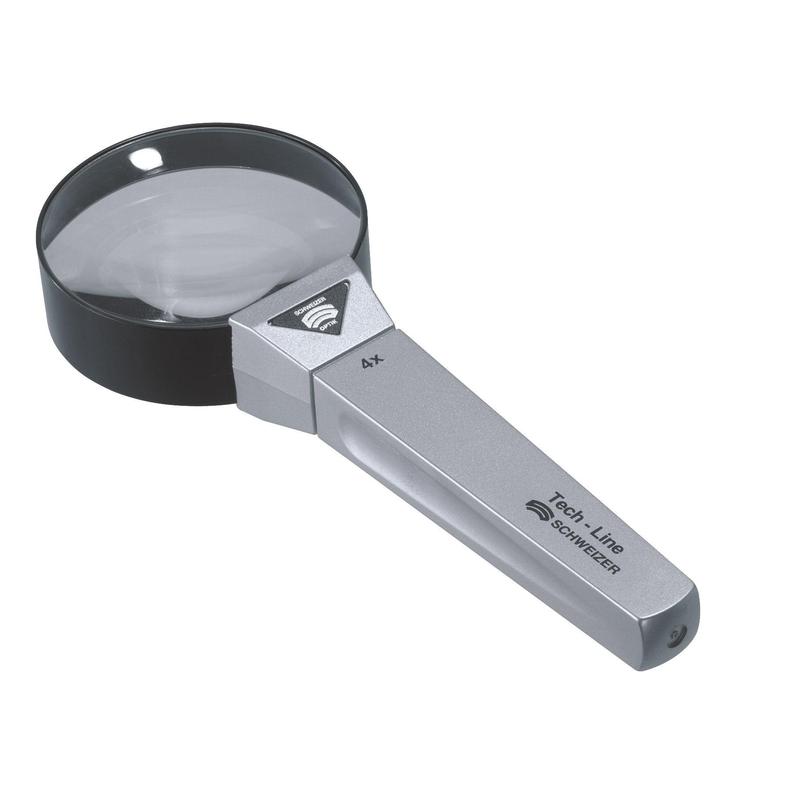 Schweizer Loupe à main Tech-Line 4x