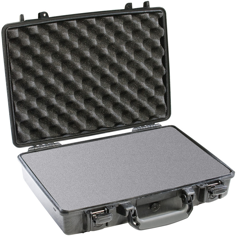 PELI Valise M1470 noire, avec cubes en mousse