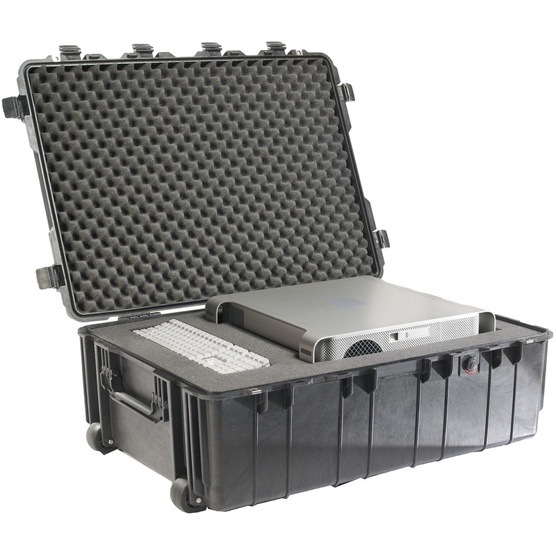 PELI Valise M1730 noire sur roulettes, avec mousse