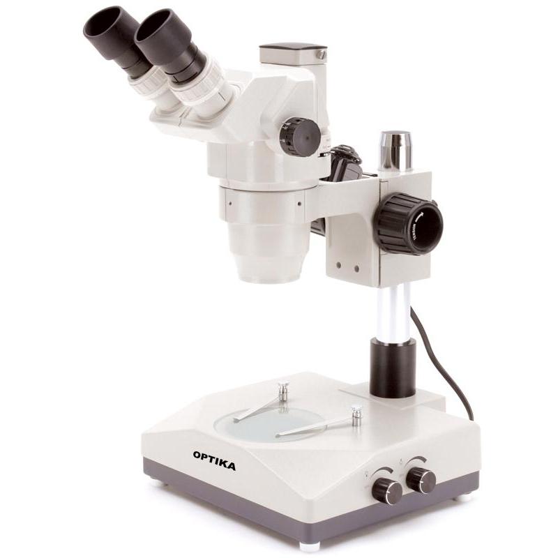 Optika Loupe binoculaire zoom SZR-13 sur pied mobil en surplomb
