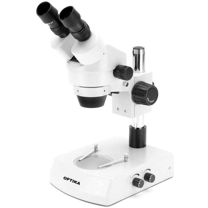 Micrscope zoom stéréoscopique Optika Microscope stéréo ST-30-2LEDR 20x-40x, éclarage LED transmis et incident