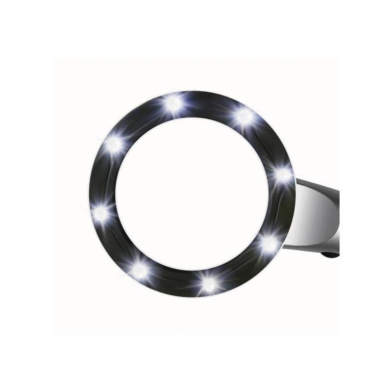 Bresser LED Lupe beleuchtet 2,5x, 55mm