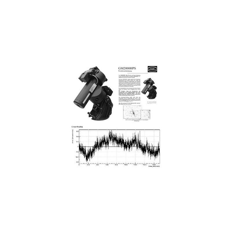 10 Micron Kit complet standard monture GM 2000 HPS "Ultraport" GoTo, avec nombreux accessoires