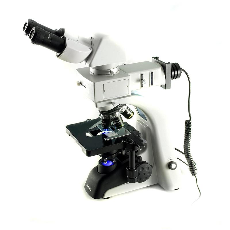 Optika Microscope à fluorescence trinoculaire à LED, B-353LD1
