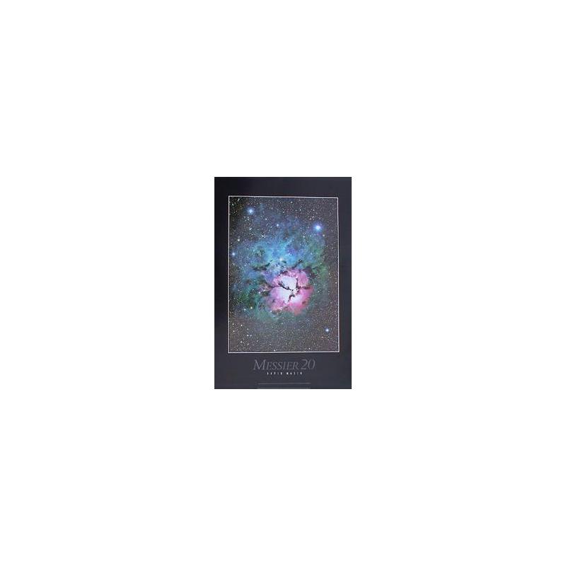 Poster Trifid-Nebula M 20 by David Malin